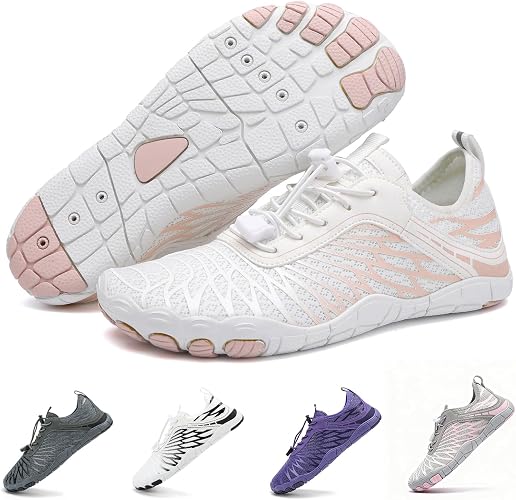 Hiking Barefoot Shoes for Women Men Breathable & Non-Slip Athletic Footwear Wide Toe Water Shoes,Designed for Walking,Running&Swimming